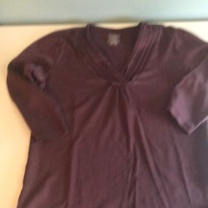 LL Bean 3/4 sleeve top.